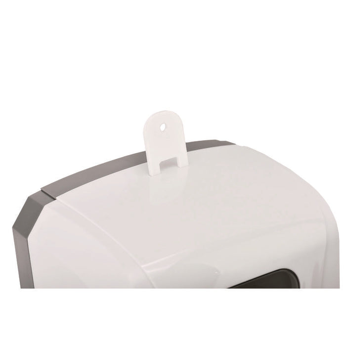 Wall Mount Automatic Gel Hand Sanitizer/Soap Dispenser with Drip Tray, 40 oz, 4.48 x 6 x 18.1, White