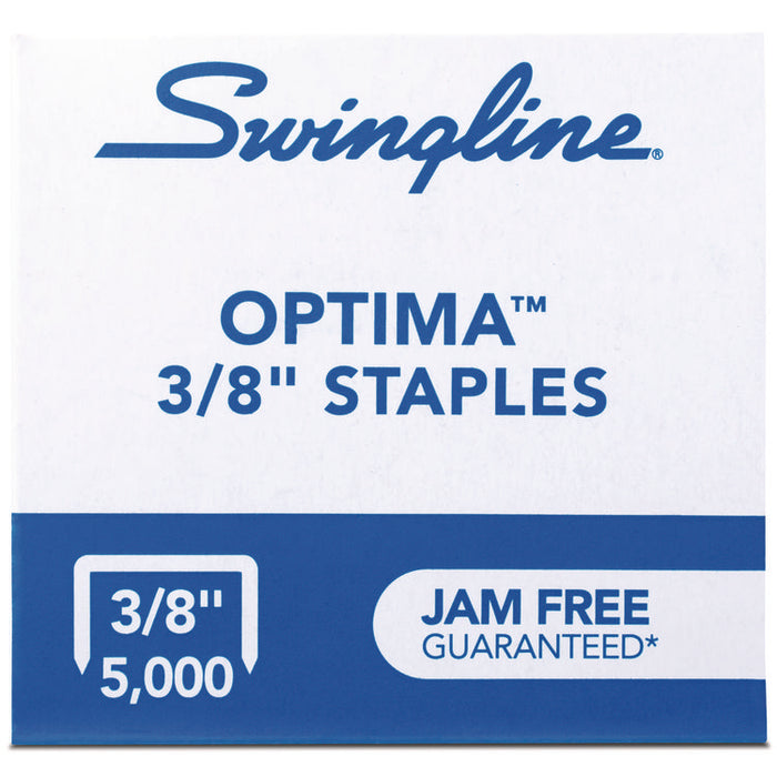Optima 50 Electric Stapler, 50-Sheet Capacity, Black/Orange