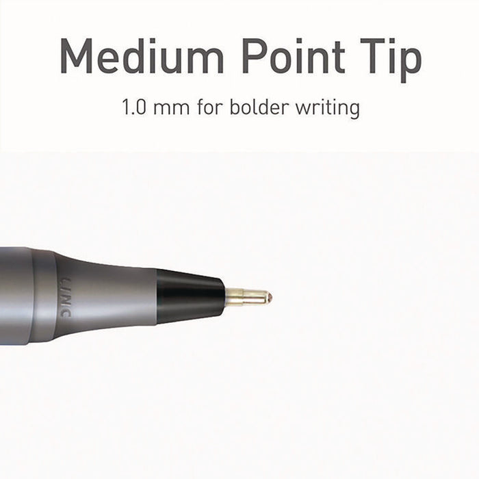 PENTONIC Ballpoint Pen, Stick, Medium 1 mm, Assorted Ink Colors, Charcoal Gray Barrel, 25/Pack