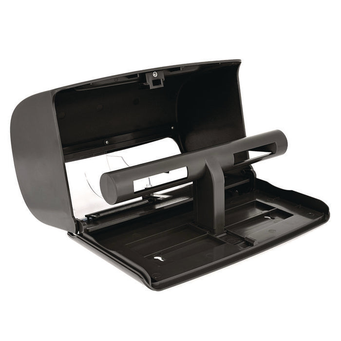 Side-by-Side Double Roll Toilet Tissue Dispenser, 6.3 x 6.3 x 10.3, Gray