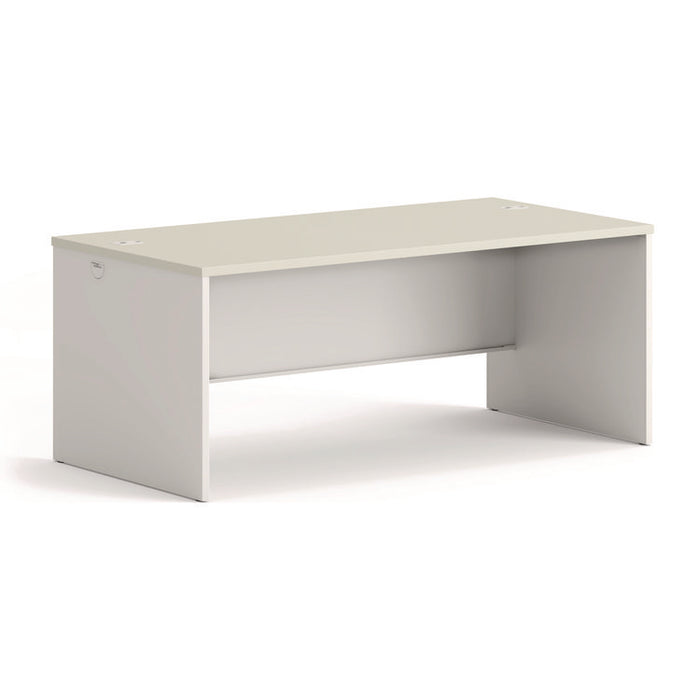 38000 Series Desk Shell, 72" x 36" x 30", Light Gray/Silver