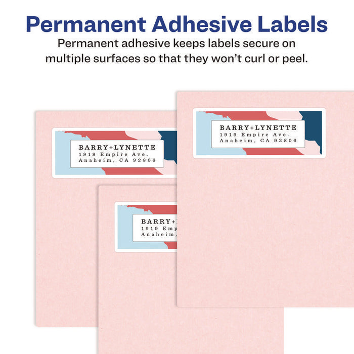 Shipping Labels with TrueBlock Technology, Inkjet/Laser Printers, 4 x 3, White, 2/Sheet, 20 Sheets/Pack
