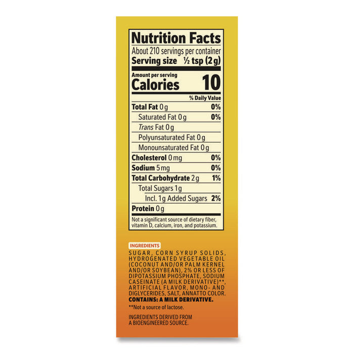 Non-Dairy Powdered Creamer, Hazelnut, 15 oz Canister, 12/Carton