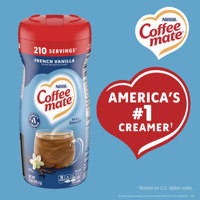 French Vanilla Powdered Creamer, 15 oz. Canister