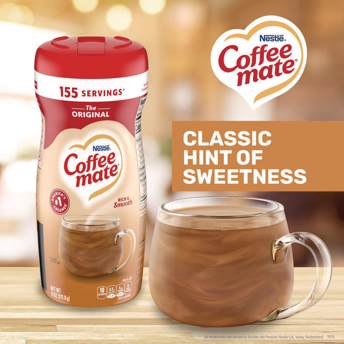 Non-Dairy Powdered Creamer, Original, 11 oz Canister, 12/Carton