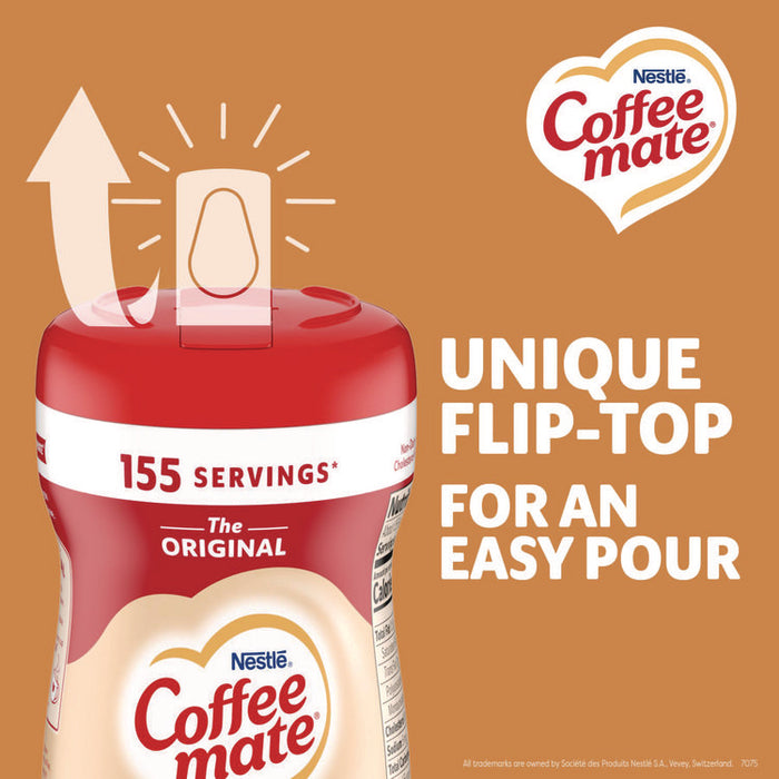 Non-Dairy Powdered Creamer, Original, 11 oz Canister, 12/Carton