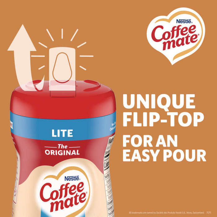Powdered Creamer, Original Lite, 11 oz Canister, 12/Carton