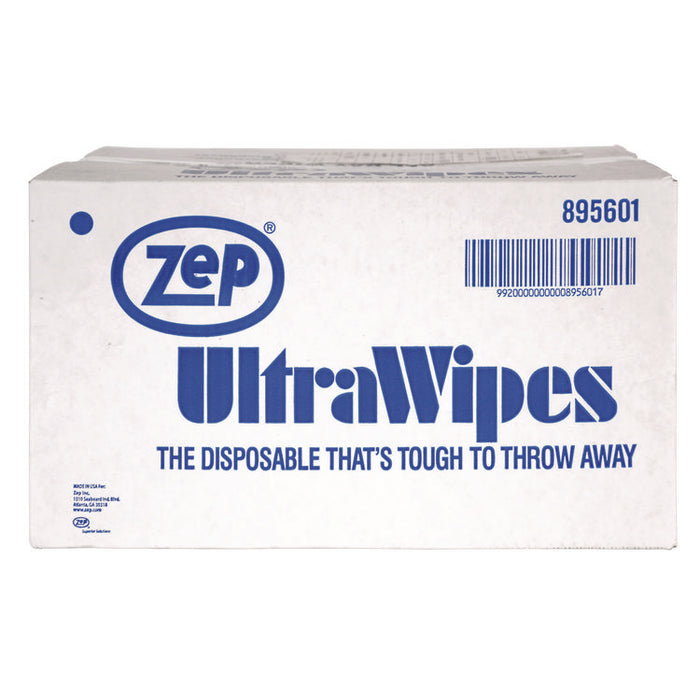 Ultra Wipes, 1-Ply, 14 x 12, Blue, 450/Carton