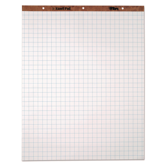 Easel Pads, Quadrille Rule (1 sq/in), (50) White 27 x 34 Sheets, 4/Carton