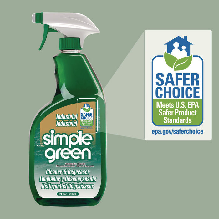 Industrial Cleaner and Degreaser, Concentrated, 24 oz Spray Bottle