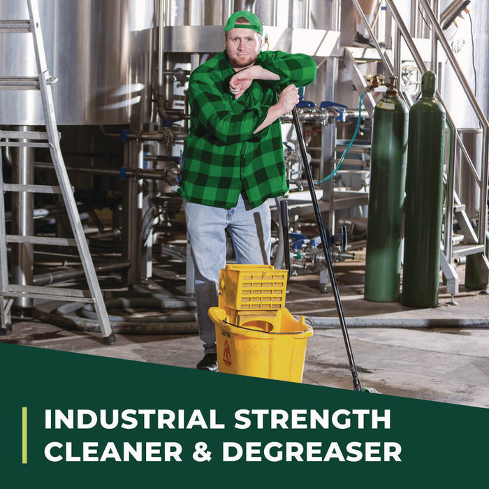Industrial Cleaner and Degreaser, Concentrated, 5 gal, Pail