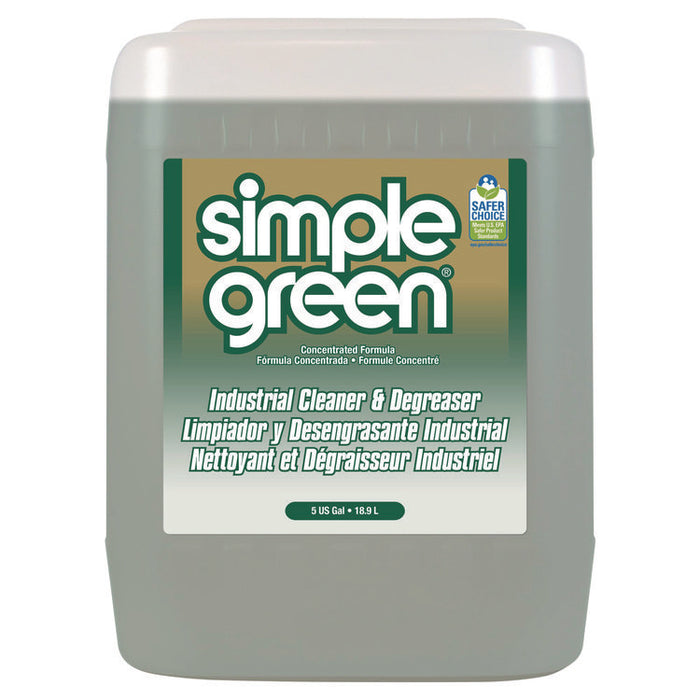 Industrial Cleaner and Degreaser, Concentrated, 5 gal, Pail