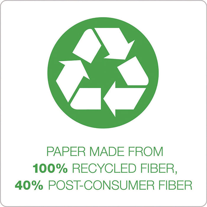 Second Nature Recycled Ruled Pads, Narrow Rule, (50) White 5 x 8 Sheets, Dozen