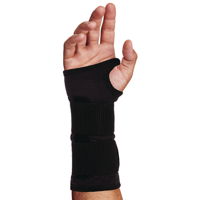ProFlex 685 Wrist Support Sleeve with Double Strap, X-Large, Fits Left Hand/Right Hand, Black