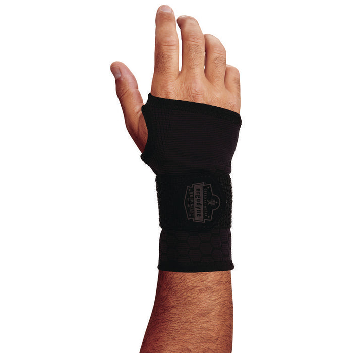 ProFlex 680 Wrist Support Sleeve with Single Strap, Medium, Fits Left Hand/Right Hand, Black