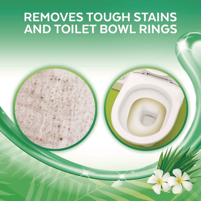 Cling and Fresh Toilet Bowl Cleaner, Forest Rain Scent, 24 oz Angle-Neck Bottle, 2/Pack, 4 Packs/Carton