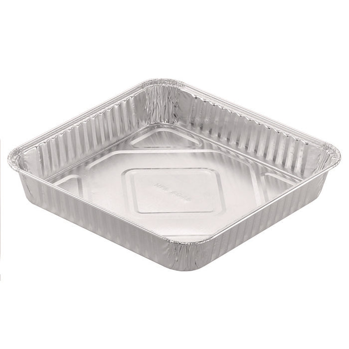 8" Square Cake Pan, 7.88 x 7.88 x 1.31, Silver, Aluminum, 500/Carton