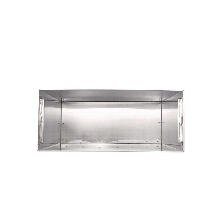 Stainless Steel Surface-Mounted Waste Receptacle, 6.4 gal, Brushed Stainless Steel