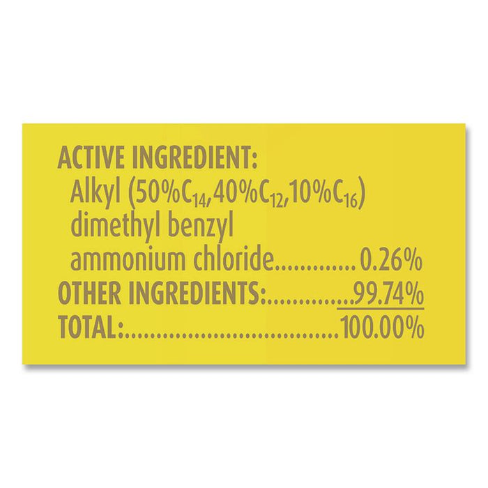 Disinfecting Wipes, 1-Ply, 7 x 7.25, Lemon and Lime Blossom, White, 35 Wipes/Canister