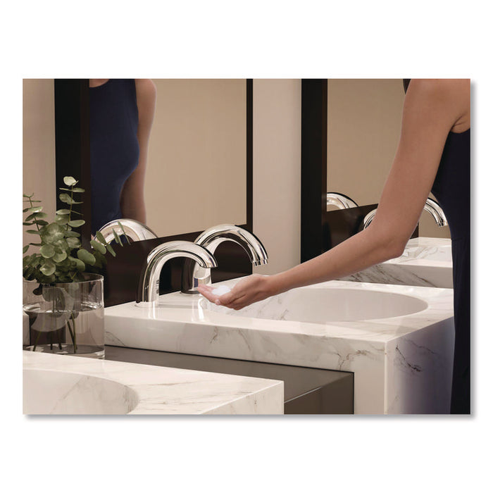 One Shot Soap Dispenser - Touch Free, Foam, 800 mL/1,600 mL, 1.9 x 5.5 x 4, Polished Chrome