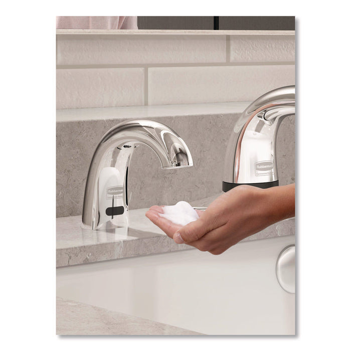 One Shot Soap Dispenser - Touch Free, Foam, 800 mL/1,600 mL, 1.9 x 5.5 x 4, Polished Chrome