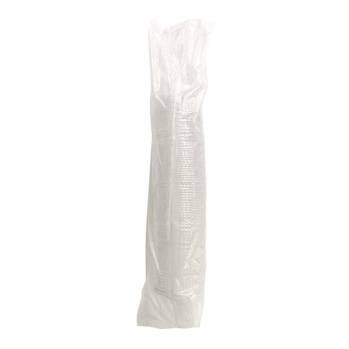PET Cold Cup Straw-Slot Lids, Fits 9 oz Squat/12 oz Cold Cups, Plastic, Clear, 1,000/Carton