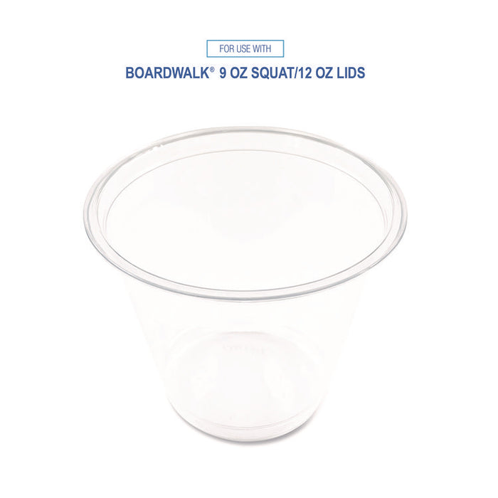 Clear Plastic PET Cups, 9 oz, 50/Pack