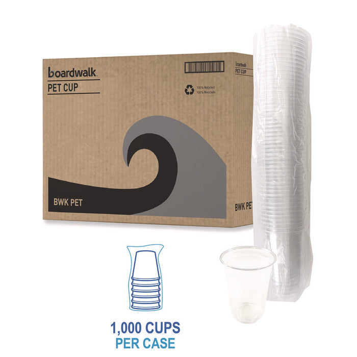 Clear Plastic PET Cups, 10 oz, 1,000/Carton