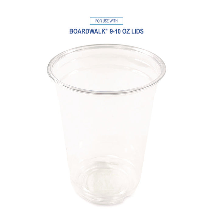 Clear Plastic PET Cups, 10 oz, 1,000/Carton