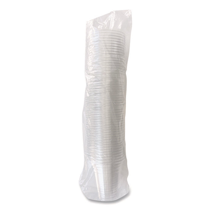 Clear Plastic PET Cups, 14 oz, 50/Bag, 20 Bags/Carton