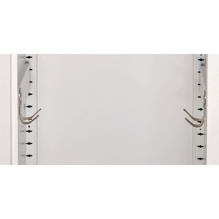 Steel Storage Locker, 1 Compartment, 15 x 15 x 48, Black