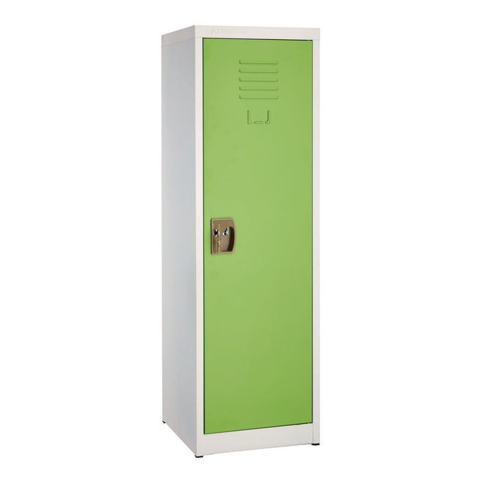 Steel Storage Locker, 1 Compartment, 15 x 15 x 48, Green