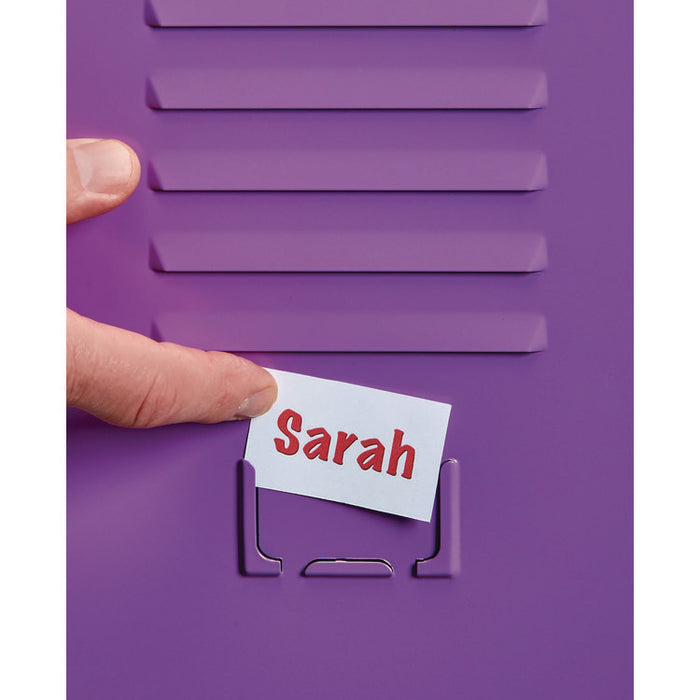 Steel Storage Locker, 1 Compartment, 15 x 15 x 48, Purple