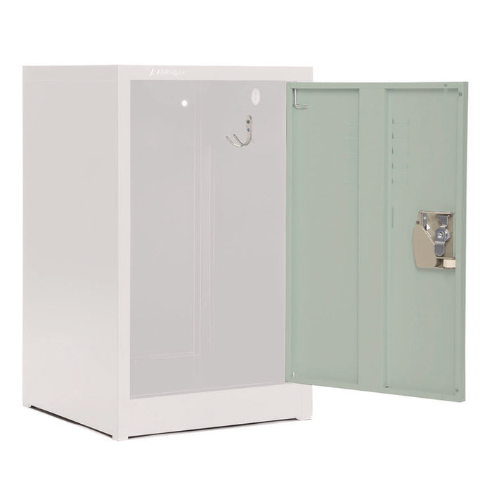Steel Storage Locker, 1 Compartment, 15 x 15 x 24, Misty Green