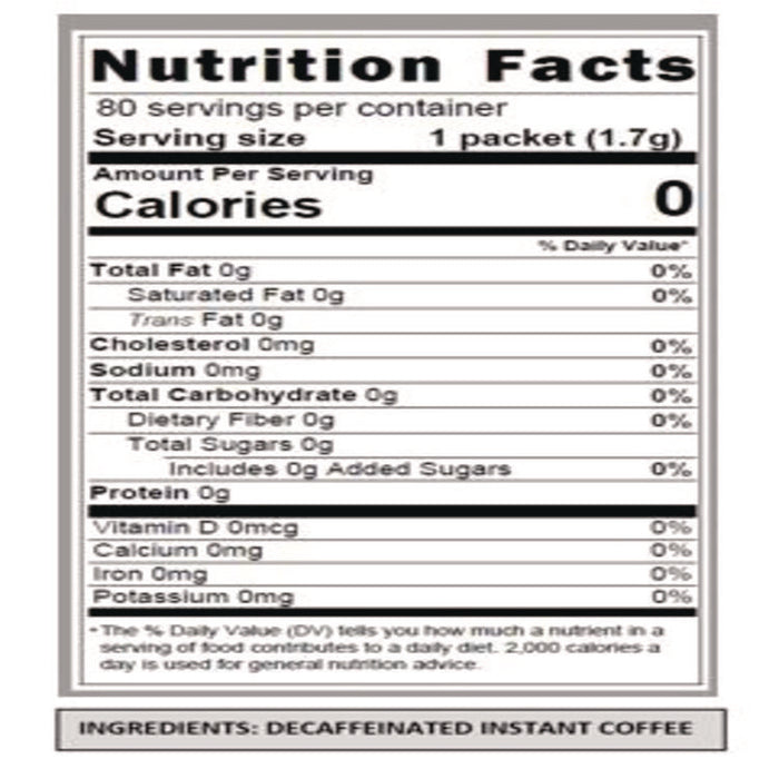 Taster's Choice Stick Pack, Decaf, 0.06 oz, 80/Box, 6 Boxes/Carton