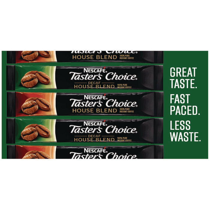 Taster's Choice Stick Pack, Decaf, 0.06 oz, 80/Box, 6 Boxes/Carton