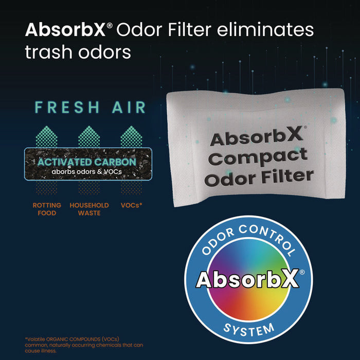 AbsorbX Compact Odor Filter, 0.03 lbs Bag, Unscented, 3/Pack