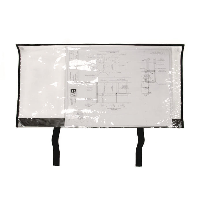 Large Document Protection Blueprint Plan Holder, Holds ARCH E (36" x 48"), Clear