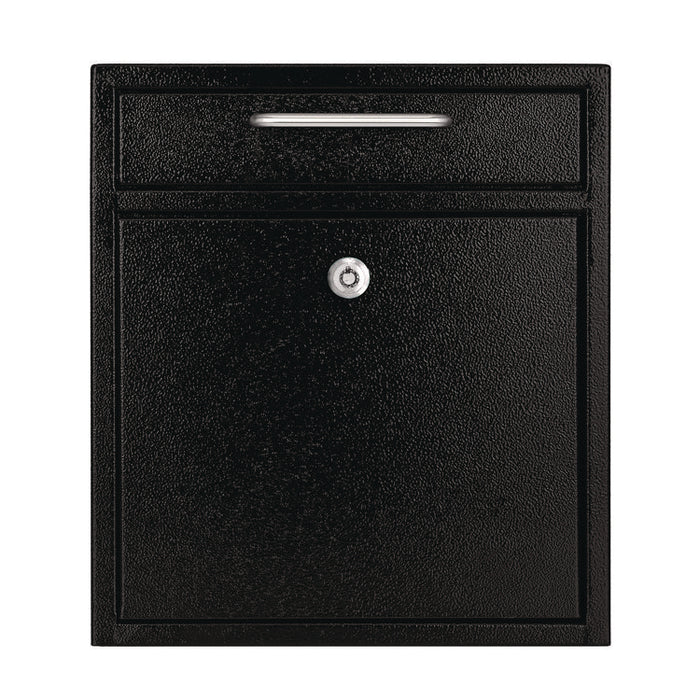 Medium Ultimate Wall Mounted Mail Box, 10.4 x 4.5 x 12, Black