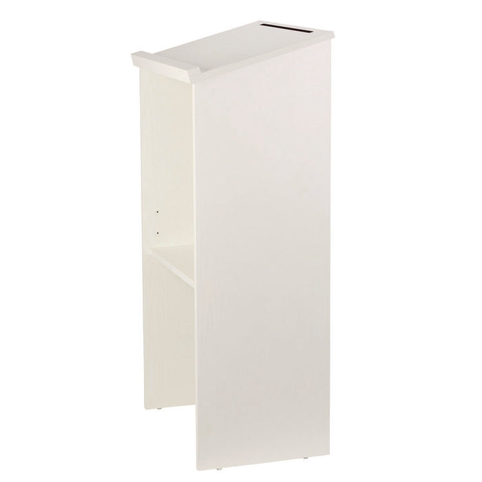 Wood Stand-up Podium Lectern Speaker Stand, 23 x 15 x 45.8, White