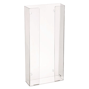 Acrylic Glove Dispenser, Quad Box Capacity, 10.2 x 3.5 x 21.1, Clear