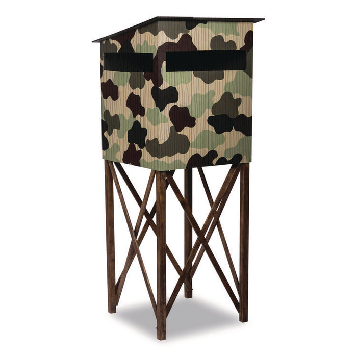 Camouflage Spray Paint, Flat Deep Forest Green, 12 oz Aerosol Can, 6/Carton