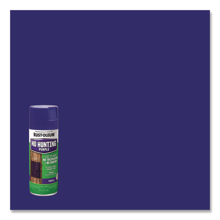 Specialty No Hunting Purple Spray Paint, Flat No Hunting Purple, 12 oz Aerosol Can