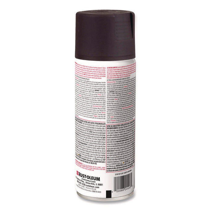 Camouflage Spray Paint, Flat Earth Brown, 12 oz Aerosol Can