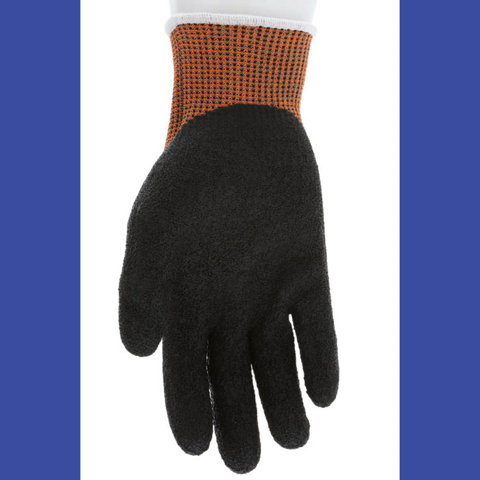 Cut Pro 92743LT Gloves, 10" Long, Medium, Black/Orange, 12 Pairs