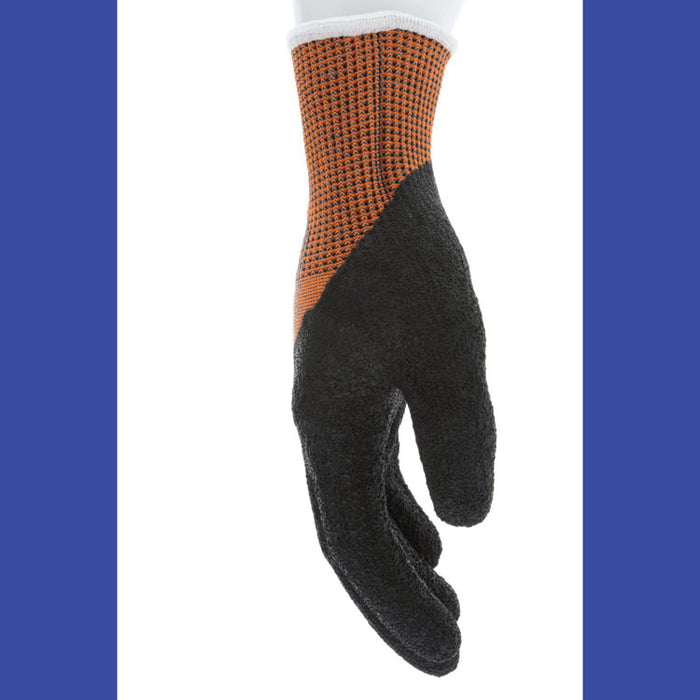 Cut Pro 92743LT Gloves, 10" Long, X-Large, Black/Orange, 12 Pairs