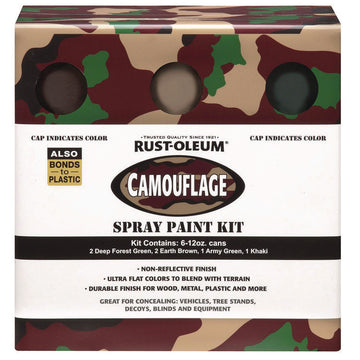 Rust-Oleum Camouflage 2X Ultra Cover Spray Paint - Camo - 12 oz - 1 Kit