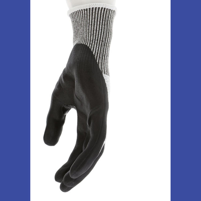 Cut Pro 92754BP Gloves, 10" Long, Large, Black/Gray, 12 Pairs