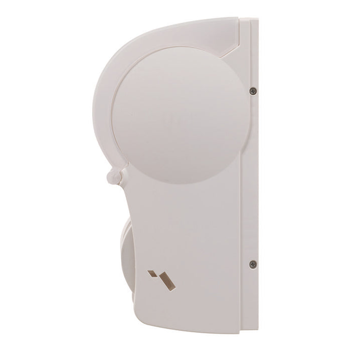 Compact Quad Vertical Four-Roll Coreless Tissue Dispenser, 12.06 x 8 x 14.44, White