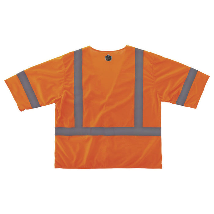 GloWear 8310HL Type R Class 3 Economy Mesh Vest, Polyester, 2X-Large to 3X-Large, Orange